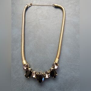 Gold And Black Necklace